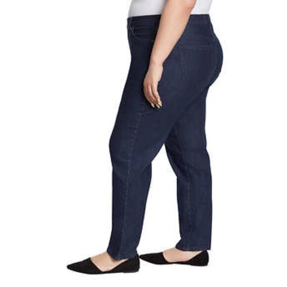 NWOT Gloria Vanderbilt "Amanda" Jeans  | Dark Blue - Picture 4 of 5